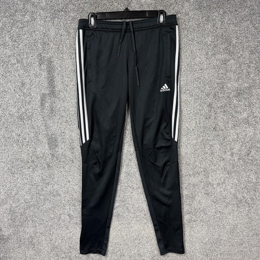 Adidas Track Pants Small 30x30 ClimaCool Tapered Soccer Running Athletic Gray